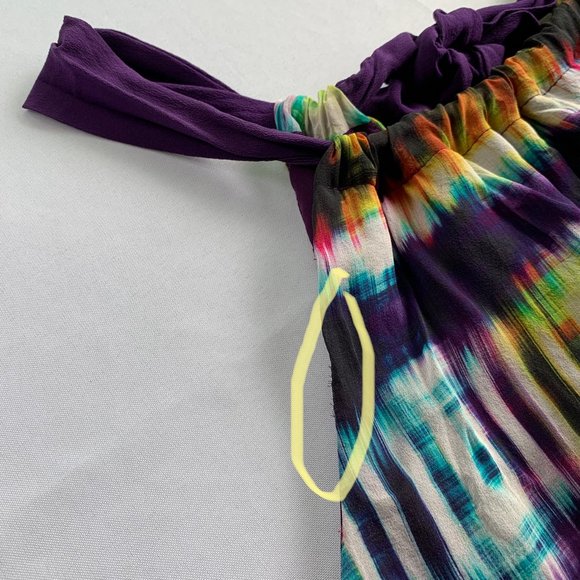 Trina Turk silk halter shift. Fully adjustable tie back. Fully lined. Multicolor - Picture 7 of 14